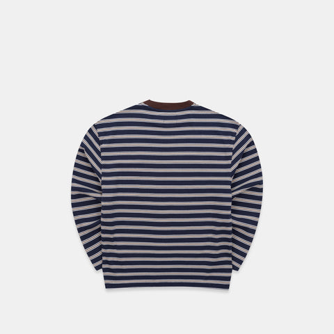 Winter3 / Flow Striped Longsleeve - Blue & Brown