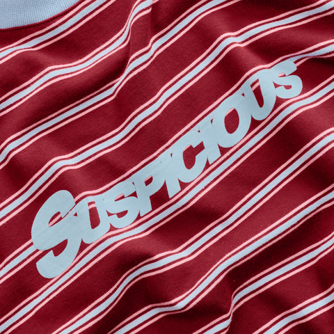 Winter3 / Flow Striped Longsleeve - Red & Blue