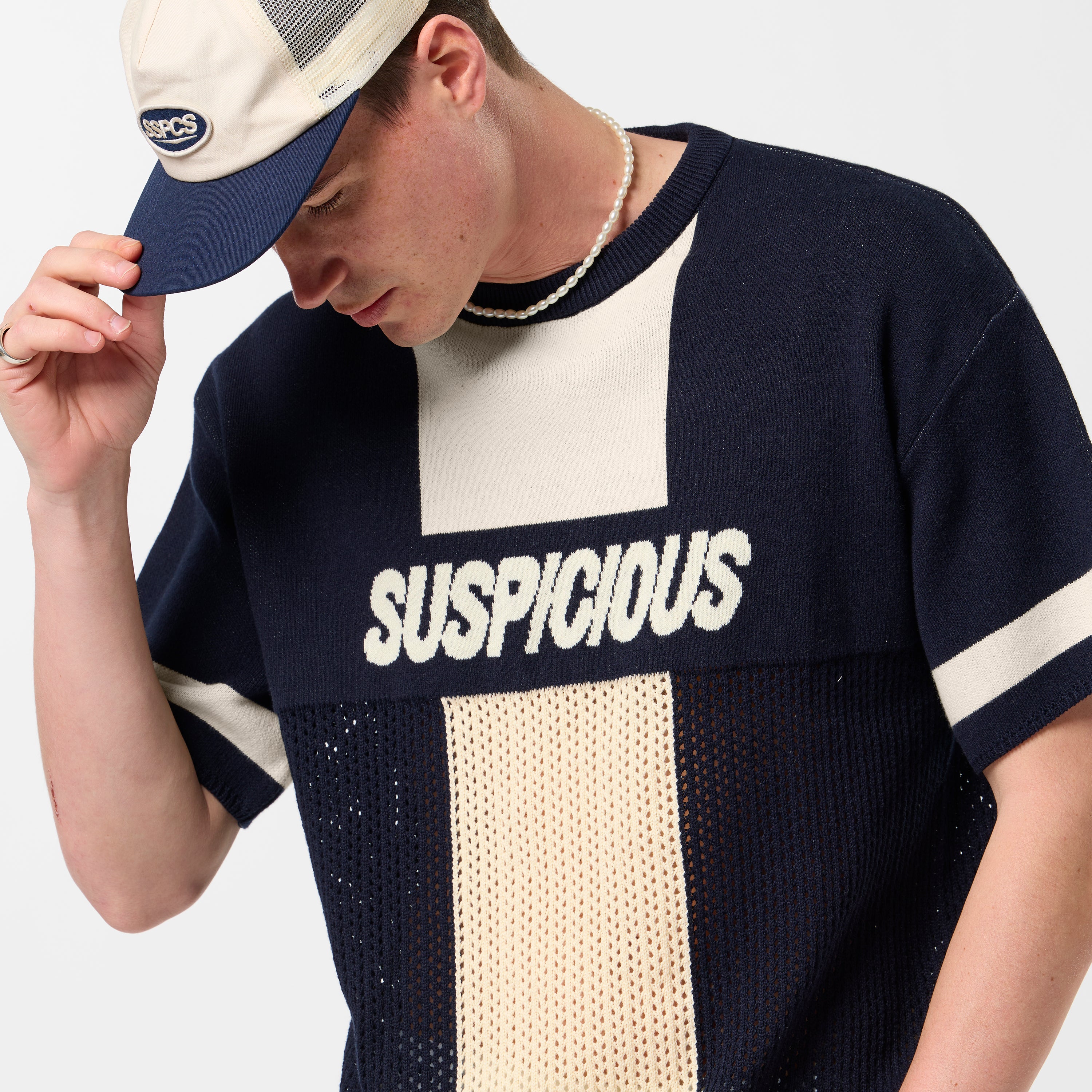 SPECIALGUEST × ICE&TECHNO football Knit Football Knitted Jersey - Nightfall – Suspicious Antwerp