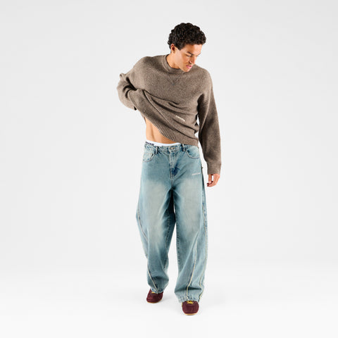 Winter 1 / Frayed Jeans - Washed Blue