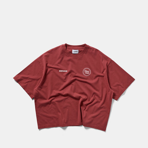 Glacier de la Poste x Suspicious / Glacier de la Poste x Suspicious Tee - Ruby Red