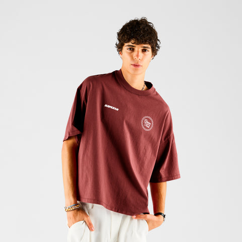 Glacier de la Poste x Suspicious / Glacier de la Poste x Suspicious Tee - Ruby Red
