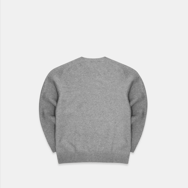 (Fall / Winter '23) The Knitted Sweat - Heather Grey
