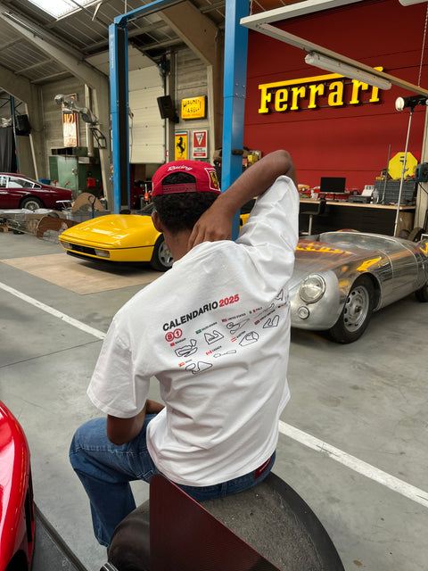 Racer / S1 Formula Tee - White