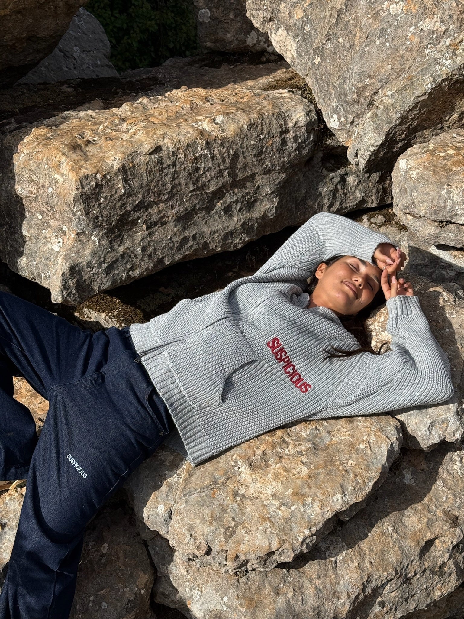 Core Zip-Up Knitted Hoodie - Neutral Heather – Suspicious Antwerp