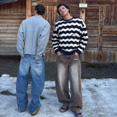 PL / SSPCS Club Barrel Jeans - Washed Espresso