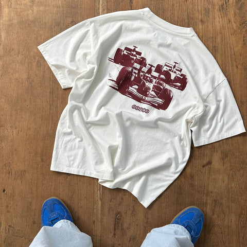 Racer / Karting Club Tee - Natural