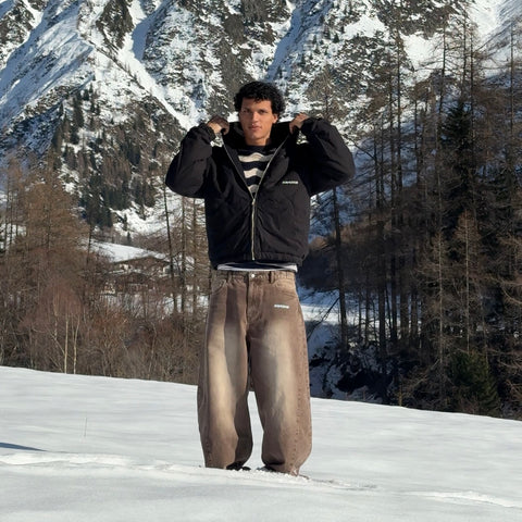 PL / SSPCS Club Barrel Jeans - Washed Espresso