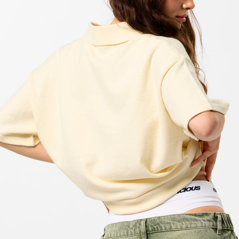 PL / Icon Knitted Polo - Dune