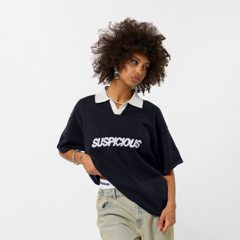 PL / Icon Knitted Polo - Nightfall