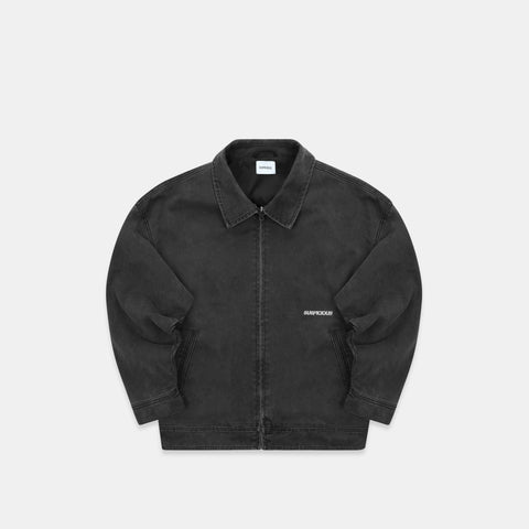 Prelist / Workwear Jacket - Washed Black