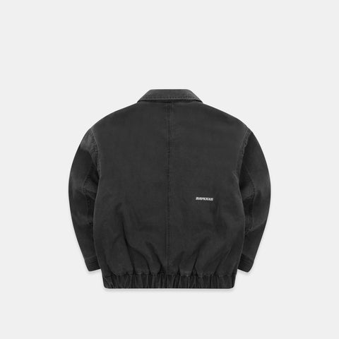 Prelist / Workwear Jacket - Washed Black