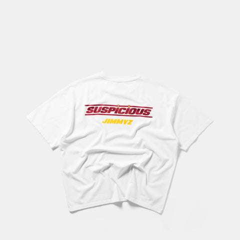 Jimmyz x Suspicious / Jimmyz x Suspicious Tee - White