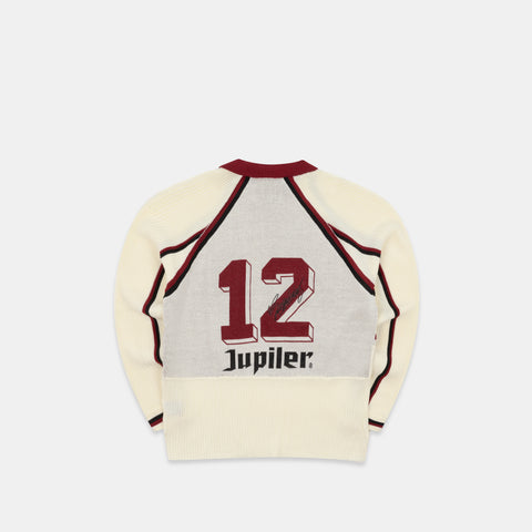Football / Jupiler Knitted Football Longsleeve Polo - Natural