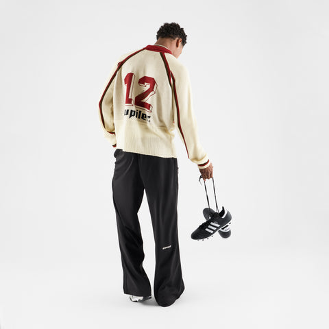 Football / Jupiler Knitted Football Longsleeve Polo - Natural