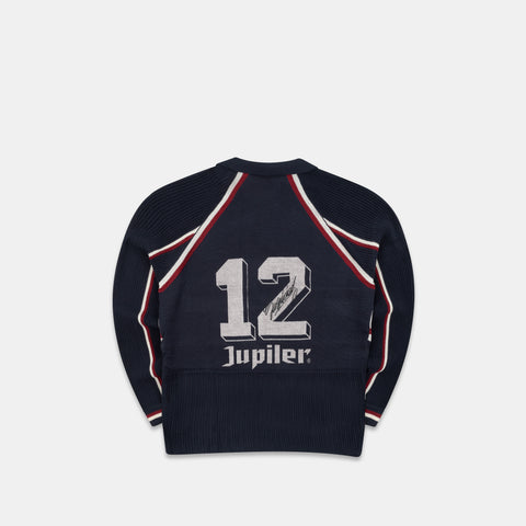 Football / Jupiler Knitted Football Longsleeve Polo - Nightfall