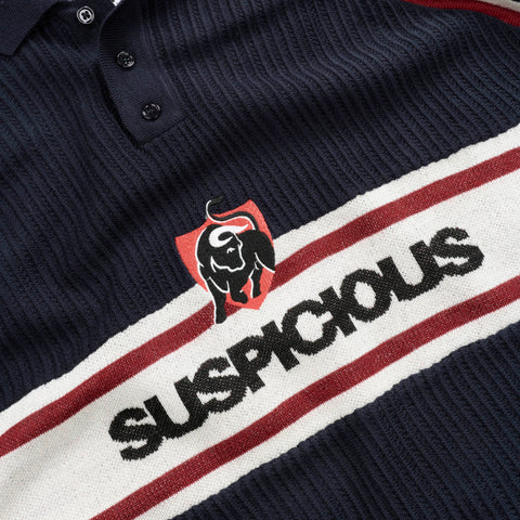 Football / Jupiler Knitted Football Longsleeve Polo - Nightfall
