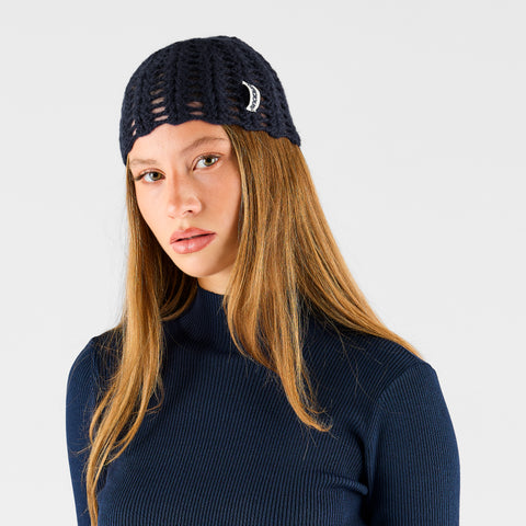 Women Drop / Label W Crochet Hat - Nightfall