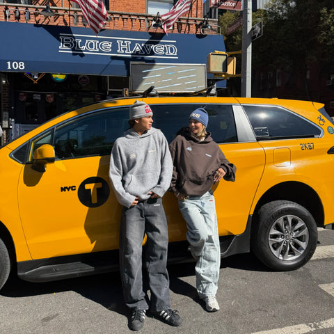 Winter1 / Landscape Knitted Hoodie - Heather Grey