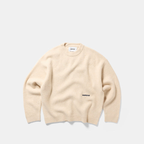 Winter 1 / Landscape Knitted Sweat - Dune