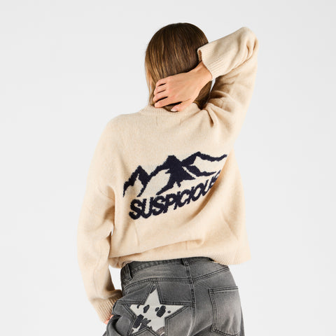 Winter 1 / Landscape Knitted Sweat - Dune