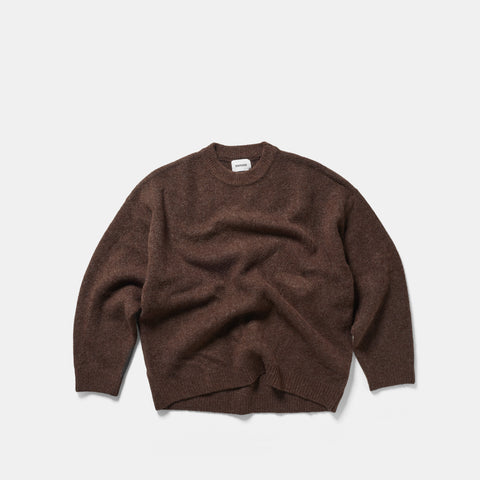 Fall 1 / Landscape Knitted Sweat - Espresso