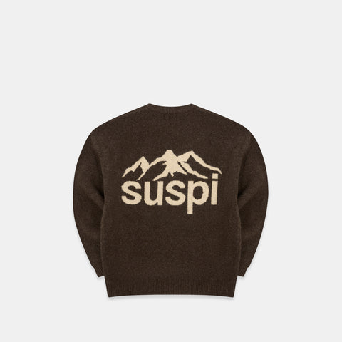 PL / Landscape Knitted Sweat - Espresso