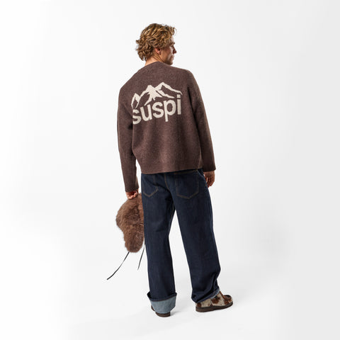 PL / Landscape Knitted Sweat - Espresso