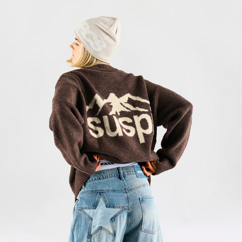 Fall 1 / Landscape Knitted Sweat - Espresso