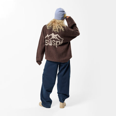 PL / Landscape Knitted Sweat - Espresso