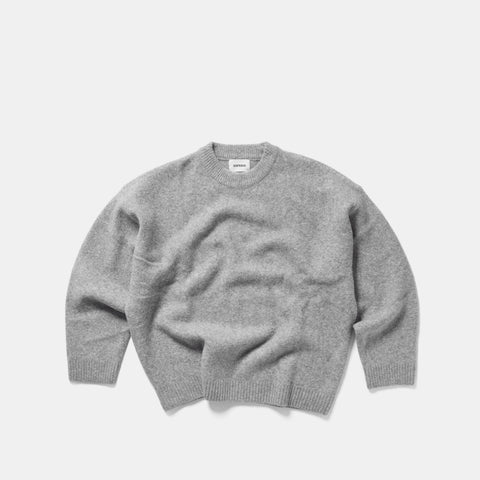 Fall 1 / Landscape Knitted Sweat - Heather Grey