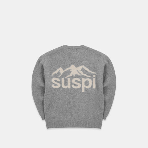 PL / Landscape Knitted Sweat - Heather Grey
