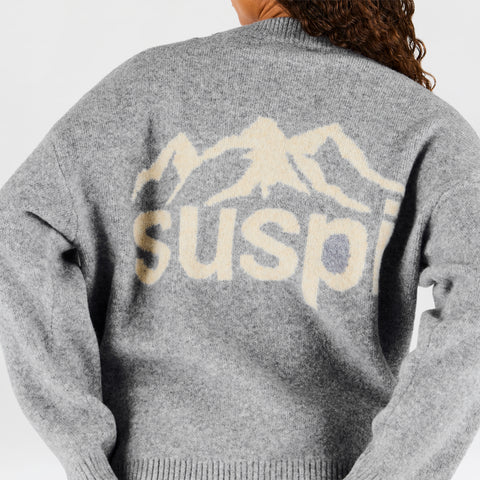 Fall 1 / Landscape Knitted Sweat - Heather Grey