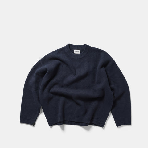 Fall 1 / Landscape Knitted Sweat - Navy