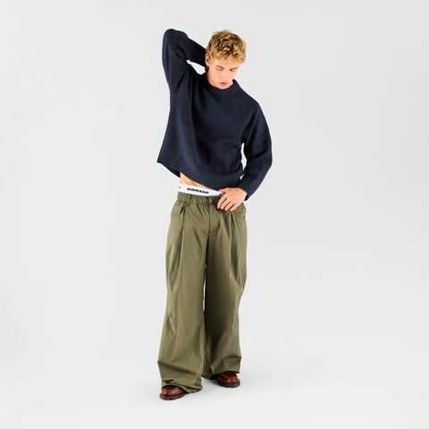 Fall 1 / Landscape Knitted Sweat - Navy