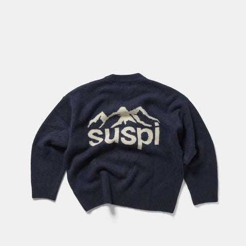 Fall 1 / Landscape Knitted Sweat - Navy