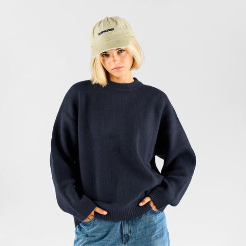 Fall 1 / Landscape Knitted Sweat - Navy