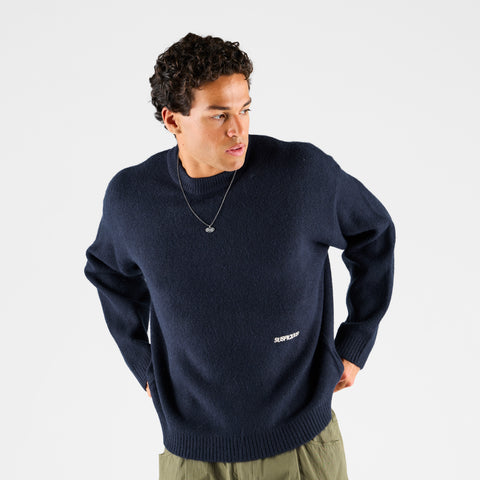 Winter 1 / Landscape Knitted Sweat - Nightfall