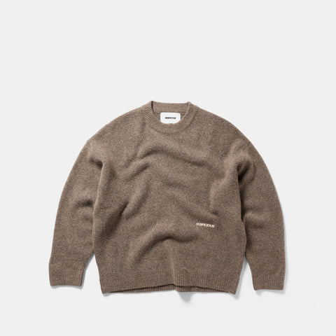 Winter 1 / Landscape Knitted Sweat - Stone