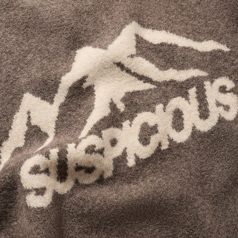 Winter 1 / Landscape Knitted Sweat - Stone