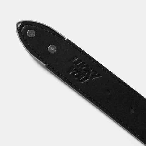 Suspicious Cowboys / Leather Belt - Black
