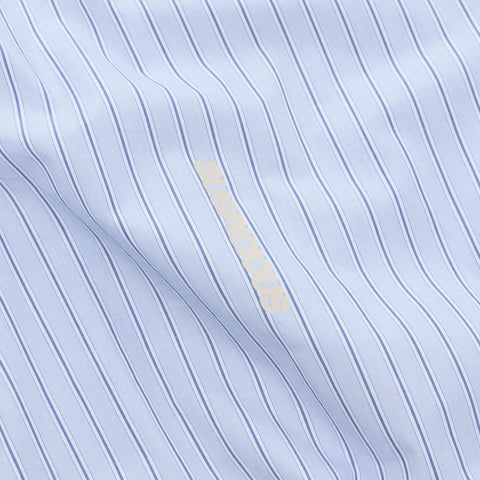 Off Season / Line Up Striped Longsleeve Shirt - Light Blue