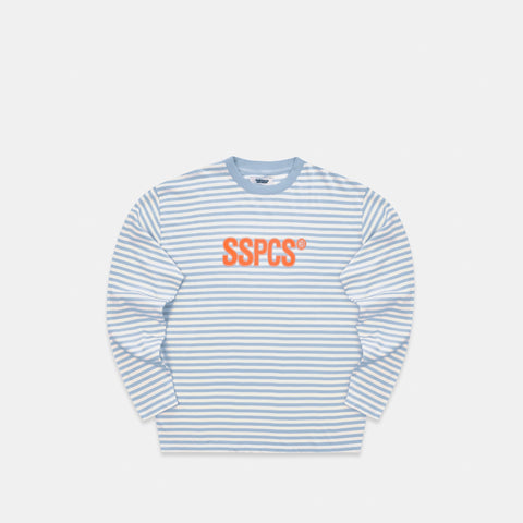 The SSPCS Striped Longsleeve - Celestial Blue II