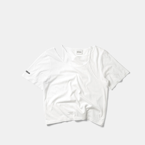 Core / Mark W Double Tee - White
