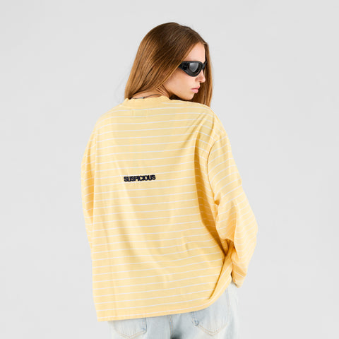 Summer Breeze / Mirror Striped Longsleeve - Butter
