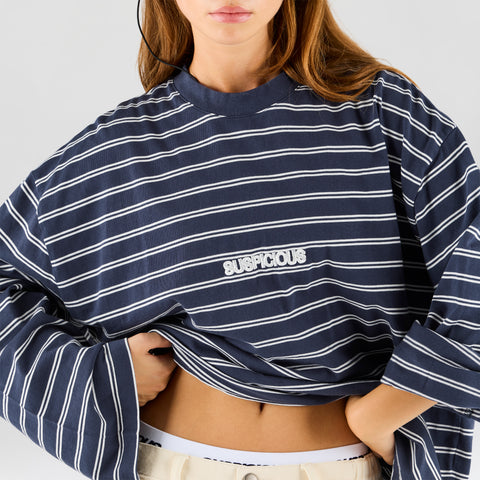 Summer Breeze / Mirror Striped Longsleeve - Nightfall