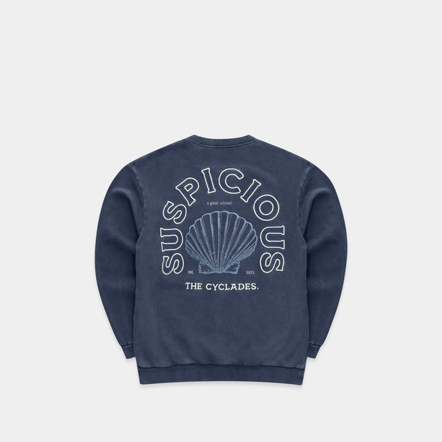 (The Cyclades) The Odyssey Musculus Crewneck - Nightfall
