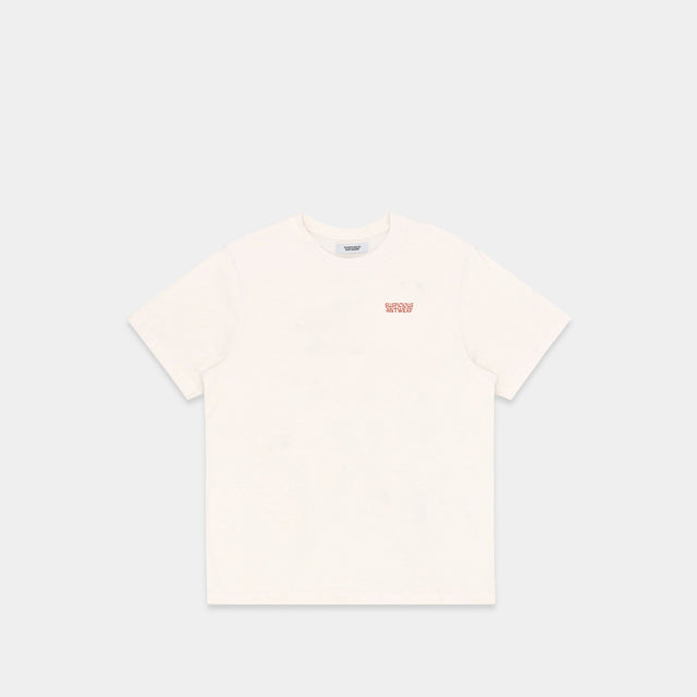 (The Cyclades) The Odyssey Tee - Natural / Brick