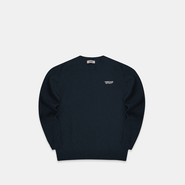 (Fall / Winter '23) The Knitted Sweat - Navy