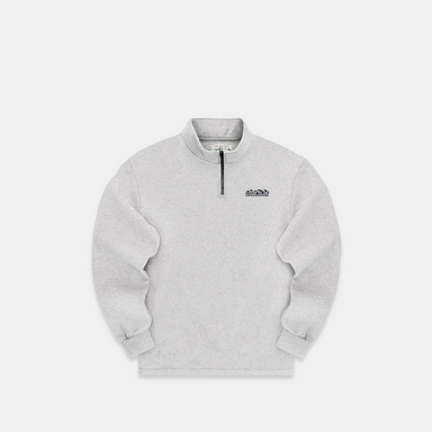 The Landscape Half-Zip Crewneck - Heather